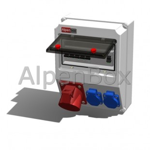 Розподільний електрощит настінний, арт. 0010026 Alpenbox