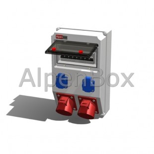 Розподільний електрощит настінний, арт. 0020002 Alpenbox