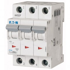 Автоматический выключатель Eaton PL6-C16/3
