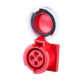 Розетка фланцева 32A 4p 6h IPX7 PC Electric