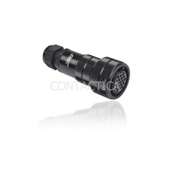 Кабельная розетка 19 pin / M20 (кабель сечениеØ 10-14mm)