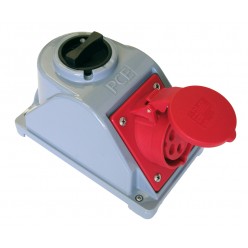 Розетка настенная комбинир. Combopol 16/5 L-0-R mit 2 SSD