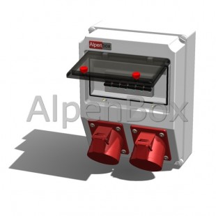 Розподільний електрощит настінний, арт. 0010005 Alpenbox