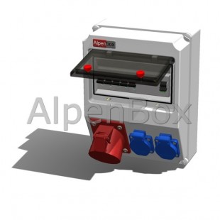 Розподільний електрощит настінний, арт. 0010017 Alpenbox