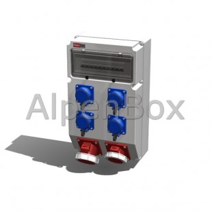 Розподільний електрощит настінний, арт. 0040022 Alpenbox