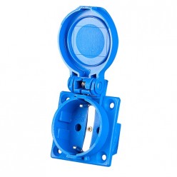 Розетка Schuko фланцева PNOVA SSD 50x50