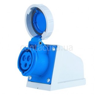 Розетка панельная 16A 3p 6h IP67 PC Electric