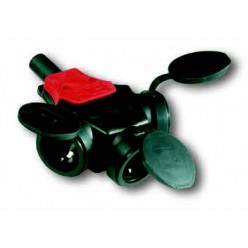 Тройник из твердой резины Taurus IP44