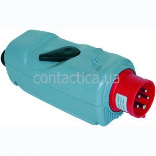 Вилка штепсельная арт. 54024530 16A IP44 CEE с перекл . ON / OFF PC Electric