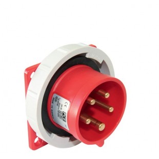 Вилка прямой установки 32A 5p 6h IP67 PC Electric