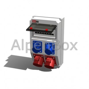 Розподільний електрощит настінний, арт. 0020014 Alpenbox