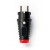 0511-sr PCE Вилка кабельна 16A/250V/2P+E/IP54 корпус чорний, маркер червоний  PC Electric