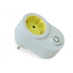 Сетевой адаптер с  выключателем и подсветкой Easy Life Eco