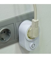 Сетевой адаптер с  выключателем и подсветкой Easy Life Eco