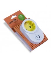 Сетевой адаптер с  выключателем и подсветкой Easy Life Eco