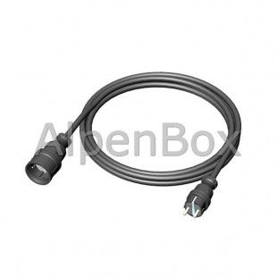 Удлинитель Schuko-Schuko, IP44 кабель гибкий ПВС 3G1.5 5м. арт. 8950001pvc  Alpenbox