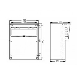 Корпус для распред. устройства, настенныйе SALZBURG