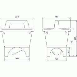 Корпус для распред. устройства, переносной YBBS