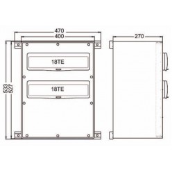 Распред. устр. из резины пустое, переносной(настенныйе) ZIRL